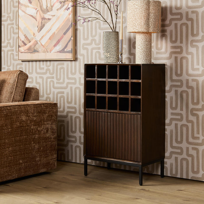 Wijnkast Madison | Brown 55cm