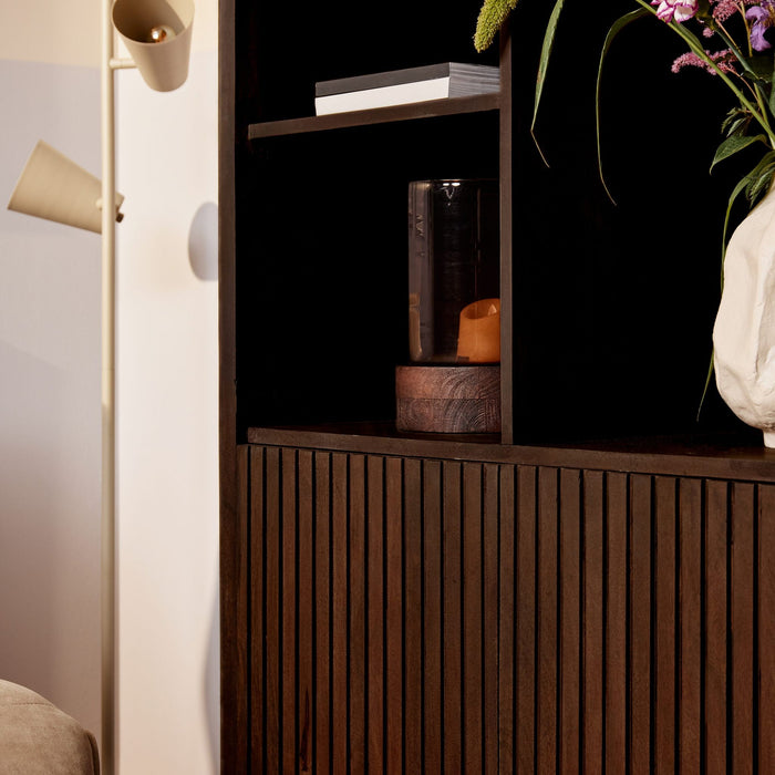 Vakkenkast Madison | Brown 90cm