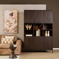 Vakkenkast Madison | Brown 135cm