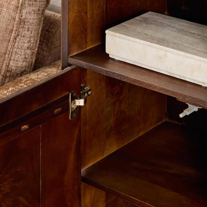 Vakkenkast Madison | Brown 135cm