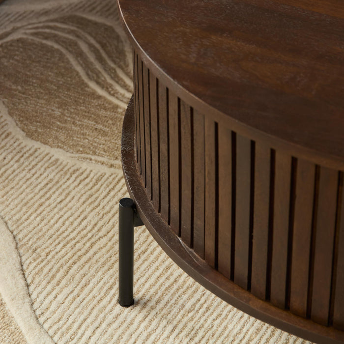 Salontafel Madison Rond | Brown Ø80cm