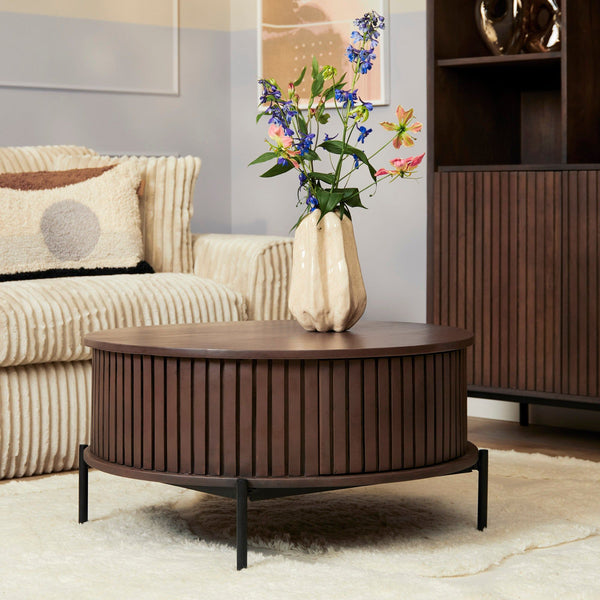 Salontafel Madison | Brown Ø80cm