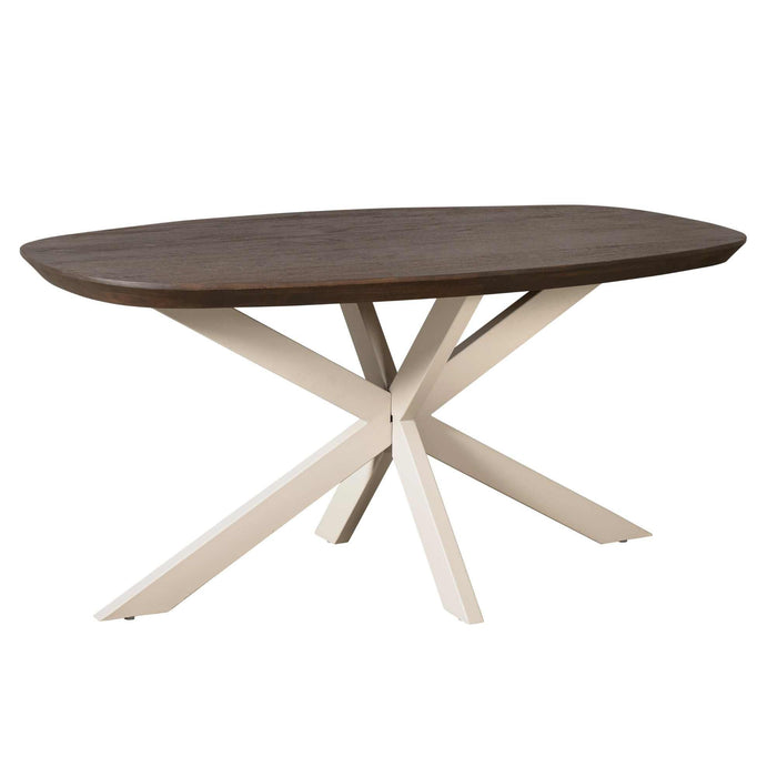 Eettafel Madison Brown/Sand - 160cm | Deens Ovaal