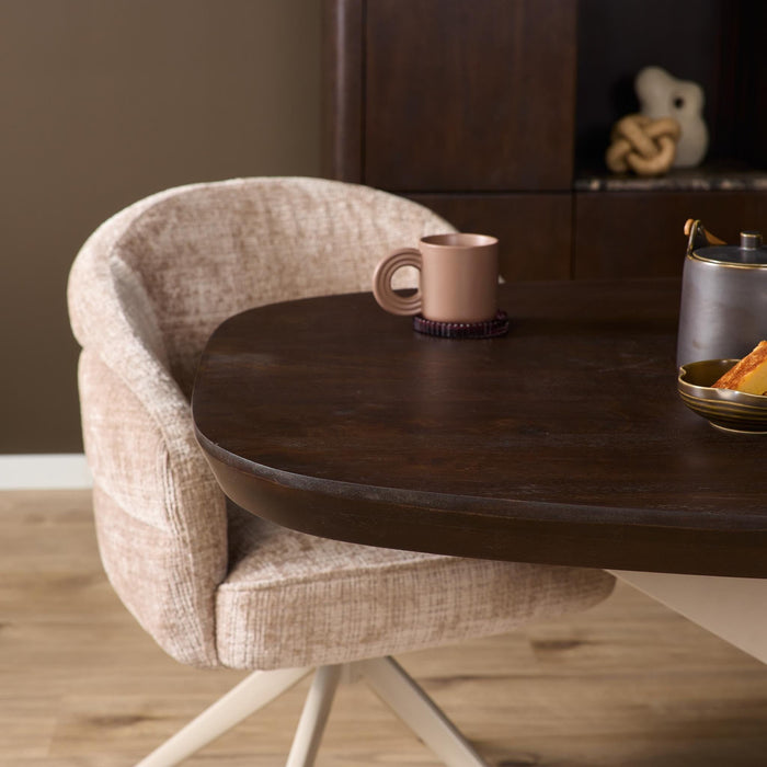 Eettafel Madison Brown/Sand - 240cm | Deens Ovaal