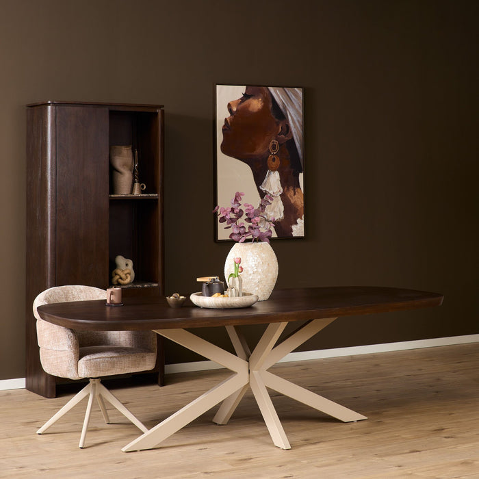Eettafel Madison Brown/Sand - 240cm | Deens Ovaal