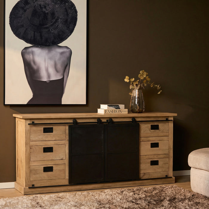 Dressoir Fresno | Naturel 200cm