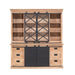 Vitrinekast Fresno | Naturel 200cm