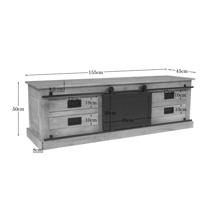 Tv meubel Fresno | Naturel 155cm