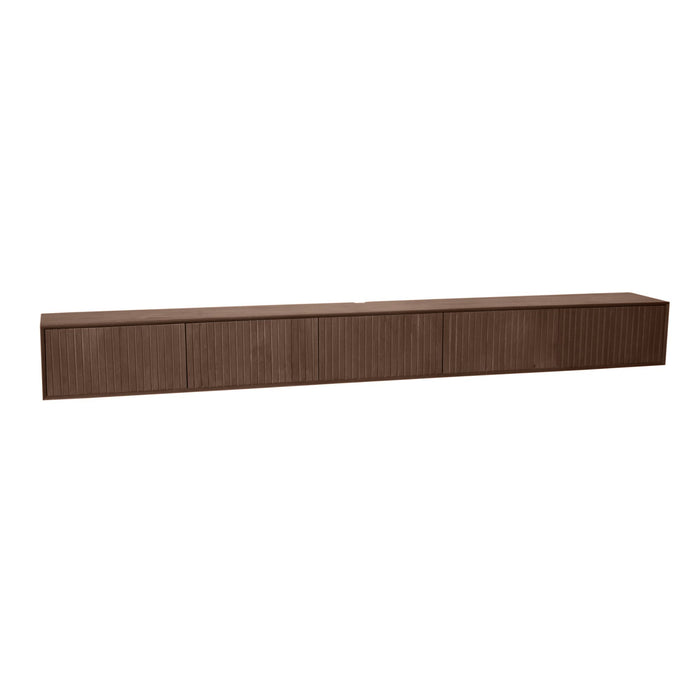 Zwevend TV-Meubel Madison | Walnoot 280cm