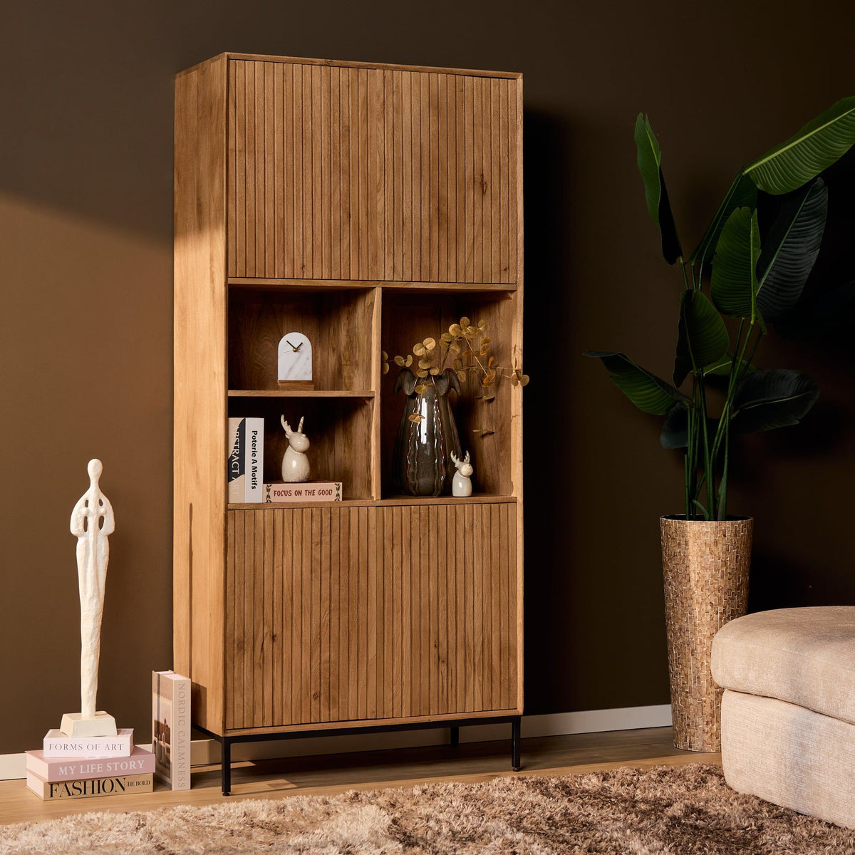 Vakkenkast Madison | Naturel