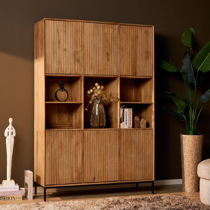 Vakkenkast Madison | Naturel 135cm