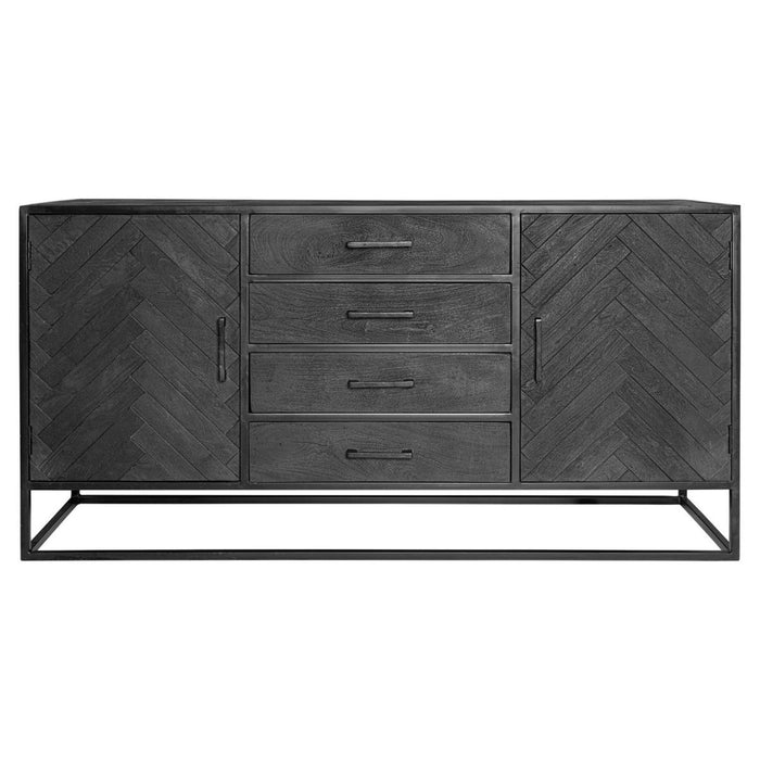 Dressoir New York | Zwart 165cm