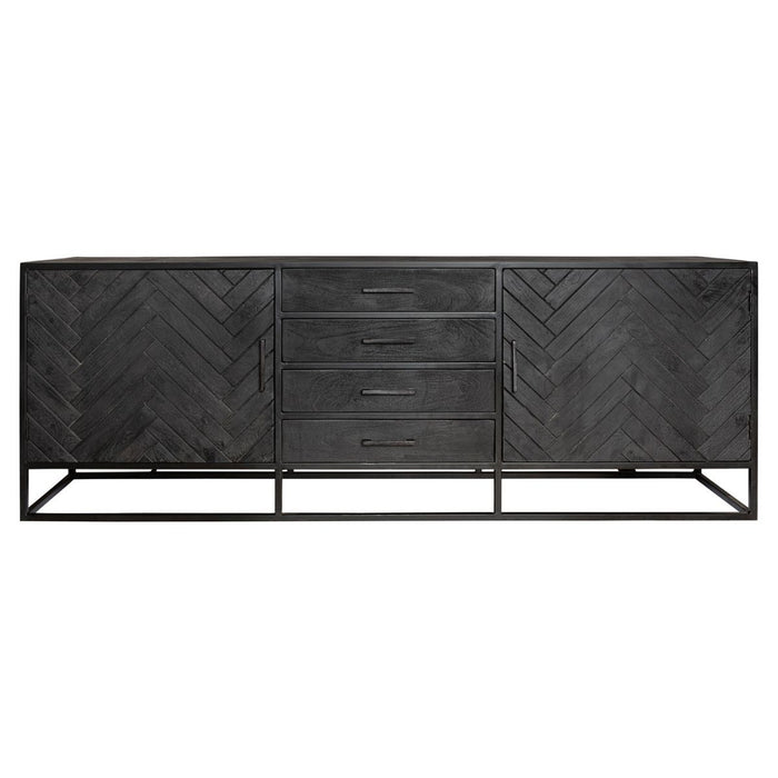 Dressoir New York | Zwart 210cm