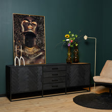 Dressoir New York | Zwart 210cm