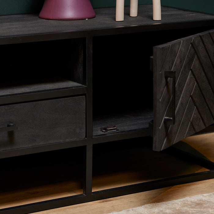 Tv meubel New York | Zwart 165cm