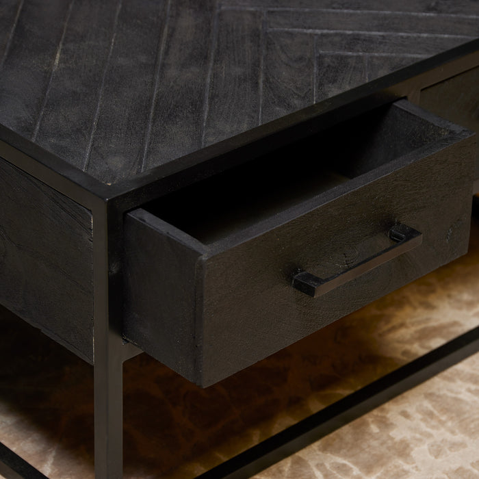 Salontafel New York Vierkant | Zwart 80cm
