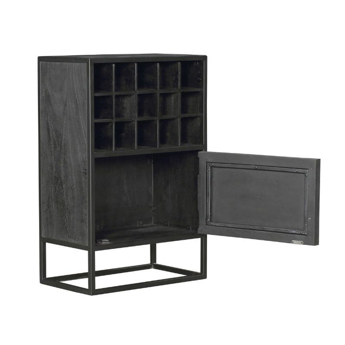 Wijnkast New York | Black 55cm