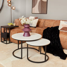 Salontafelset Nova Rond | Wit 70cm
