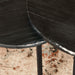 Salontafelset Nova Rond | Zwart 70cm