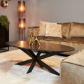 Salontafel Faye Ovaal | Zwart 120cm