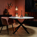 Ronde eettafel Lynn | Wit Marmer