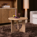 Salontafel Guus Rond | Naturel 60cm