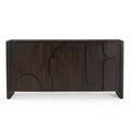 Dressoir Zana | Donkerbruin 160cm