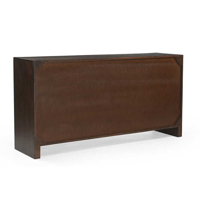 Dressoir Zana | Donkerbruin 160cm