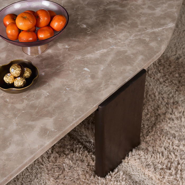 Salontafel Maeve Rechthoekig | Bruin 128cm