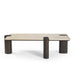 Salontafel Maeve Rechthoekig | Bruin 128cm