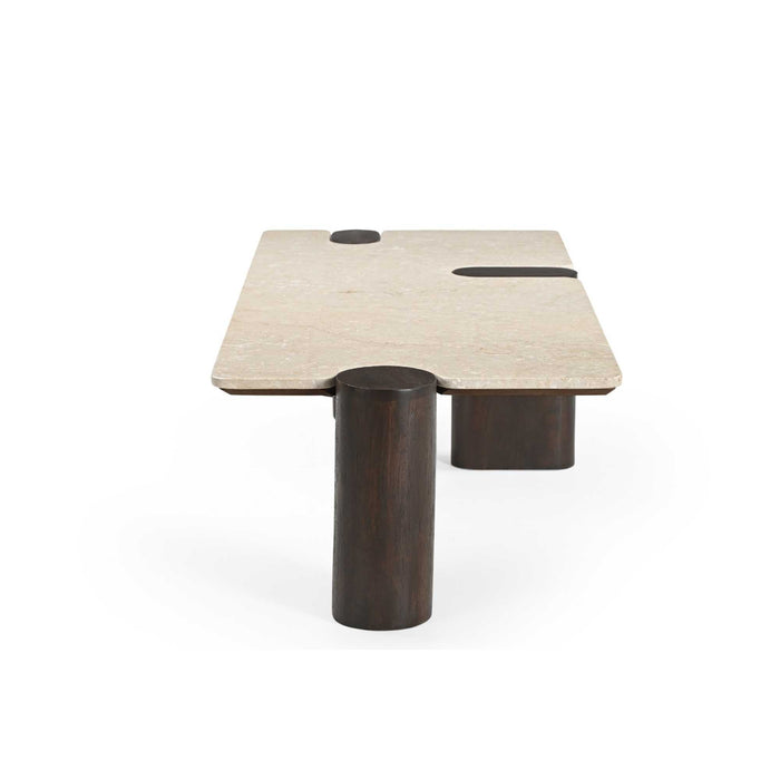 Salontafel Maeve Rechthoekig | Bruin 128cm