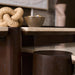 Bijzettafel Maeve Vierkant | Bruin 57cm