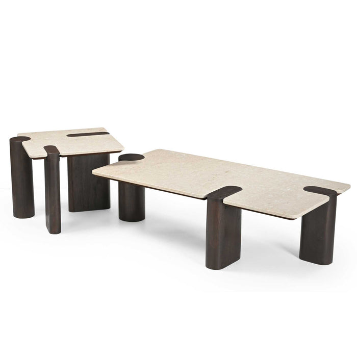 Salontafel Maeve Rechthoekig | Bruin 128cm