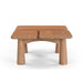 Salontafel Vona Vierkant | Naturel 80cm