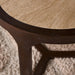 Bijzettafel Morris Rond | Bruin 60cm