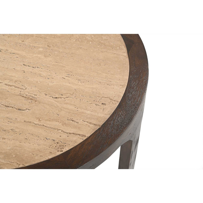 Bijzettafel Morris Rond | Bruin 60cm