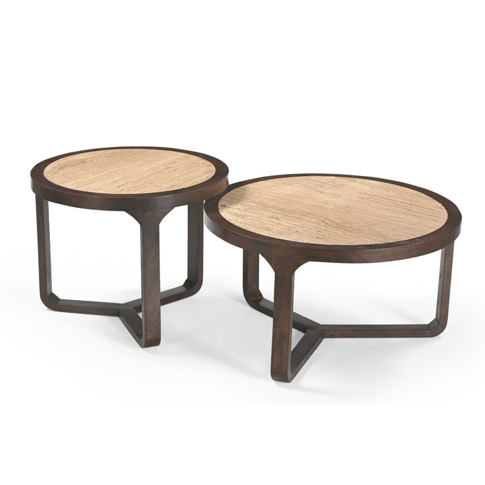 Salontafel Morris Rond | Bruin 75cm