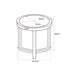 Bijzettafel Morris Rond | Bruin 60cm