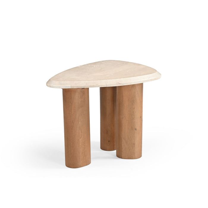 Bijzettafel Nuvé Organisch gevormd | Naturel 60cm
