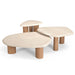 Salontafel Nuvé Organisch gevormd | Naturel 84cm