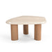 Salontafel Nuvé Organisch gevormd | Naturel 84cm