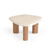 Salontafel Nuvé Organisch gevormd | Naturel 84cm