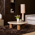 Salontafel Nuvé Organisch gevormd | Naturel 100cm
