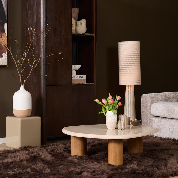 Salontafel Nuvé Organisch gevormd | Naturel 100cm