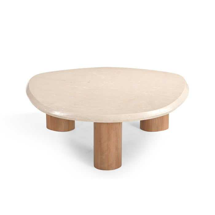 Salontafel Nuvé Organisch gevormd | Naturel 100cm