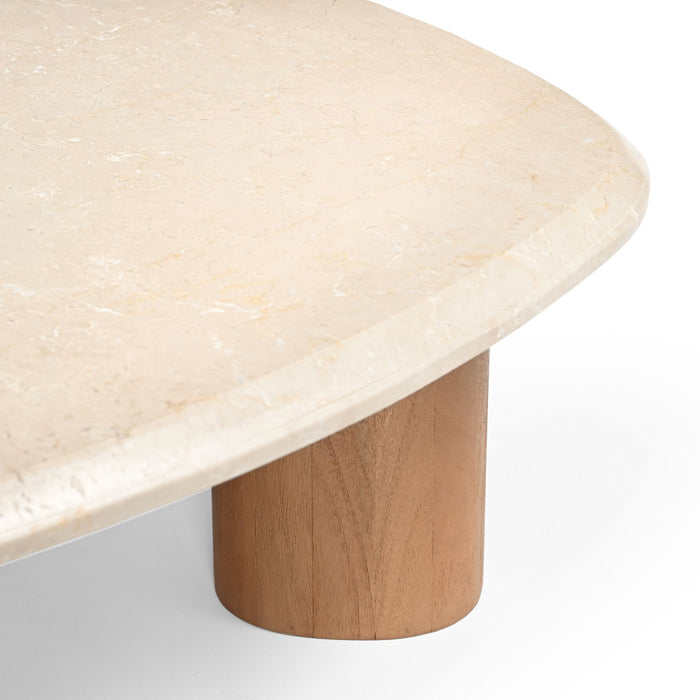 Salontafel Nuvé Organisch gevormd | Naturel 100cm