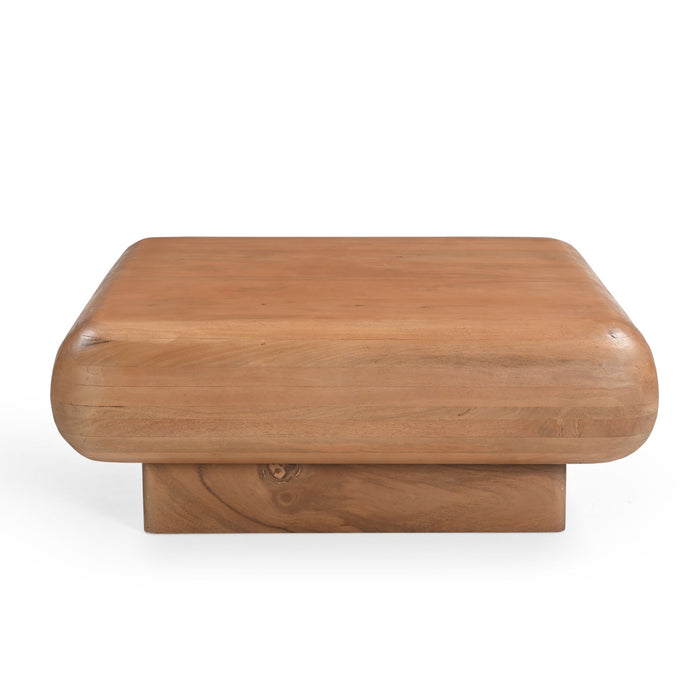 Salontafel Fedde Vierkant | Naturel 80cm