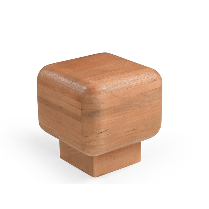 Bijzettafel Fedde Vierkant | Naturel 45cm