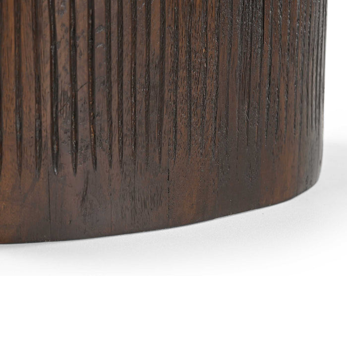 Bijzettafel Noel Deens ovaal | Bruin 60cm