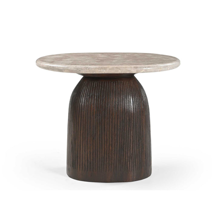 Bijzettafel Noel Deens ovaal | Bruin 60cm